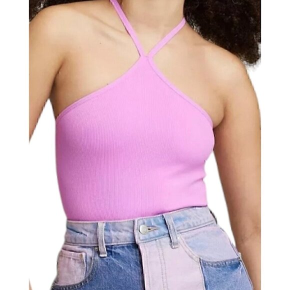 Wild Fable Tops - Wild Fable Women's Seamless Bodysuit Vibrant Purple Size L NWT